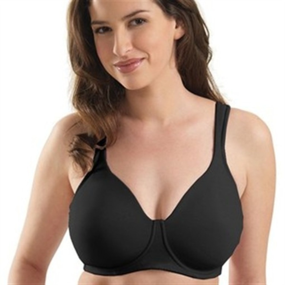 NWOT Leading Lady 54C Molded Soft Cup Bra 5042 Black 119076